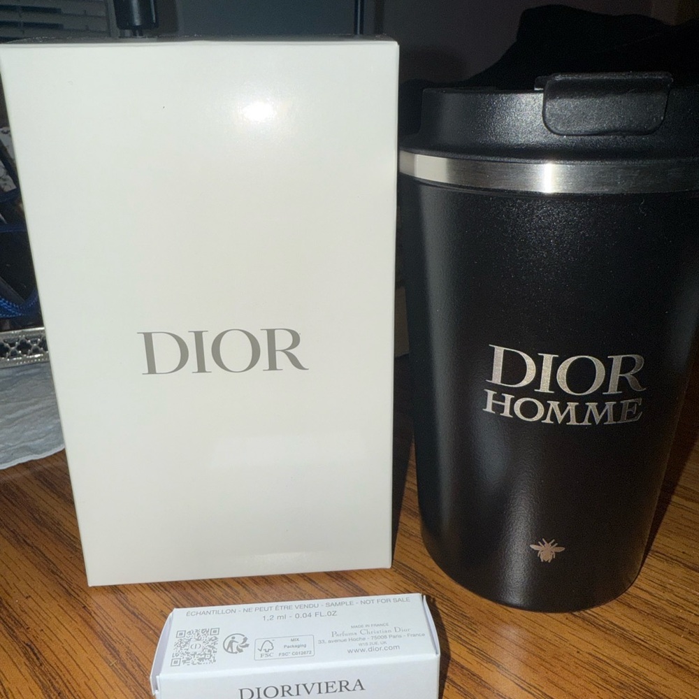 Dior Homme Black Travel Mug